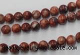 CMA201 15.5 inches 6mm round red malachite beads wholesale