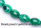 CMA27 15.5 inches 8*10mm rice imitate malachite beads Wholesale