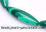 CMA29 15.5 inches 10*34mm rice imitate malachite beads Wholesale