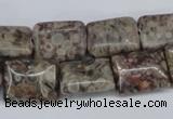 CMB26 15.5 inches 12*16mm rectangle natural medical stone beads