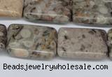 CMB27 15.5 inches 18*25mm rectangle natural medical stone beads