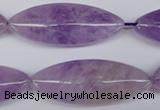 CME06 15.5 inches 15*40mm marquise lavender amethyst beads