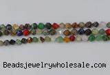 CME107 15.5 inches 8mm faceted nuggets mixed gemstone beads