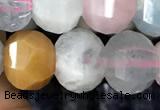 CME205 15.5 inches 7*9mm - 8*10mm pumpkin morganite beads