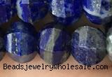 CME215 15.5 inches 7*9mm - 8*10mm pumpkin lapis lazuli beads