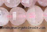 CME231 15.5 inches 10*11mm - 10*12mm pumpkin rose quartz beads