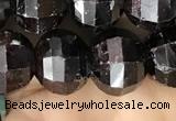 CME244 15.5 inches 10*11mm - 10*12mm pumpkin garnet beads