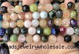 CME254 15.5 inches 7*9mm - 8*10mm pumpkin mixed gemstone beads