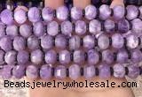 CME301 15.5 inches 8*11mm - 9*12mm pumpkin lavender amethyst beads