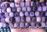 CME330 15.5 inches 9*11mm - 10*12mm pumpkin black rutilated quartz beads