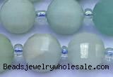 CME360 15 inches 10mm pumpkin amazonite beads