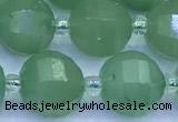 CME367 15 inches 10mm pumpkin green aventurine beads