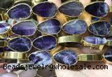 CME508 12 inches 18*28mm - 20*30mm flat teardrop amethyst beads