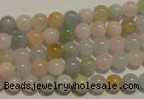 CMG11 15.5 inches 6mm round A grade natural morganite beads