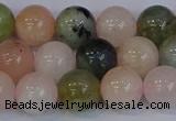 CMG163 15.5 inches 10mm round morganite gemstone beads wholesale