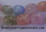 CMG228 15.5 inches 12*16mm - 13*18mm nuggets morganite beads