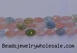 CMG233 15.5 inches 12*16mm flat teardrop morganite beads wholesale