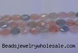 CMG267 15.5 inches 12*16mm faceted oval morganite beads