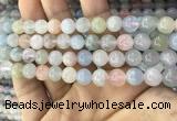 CMG342 15.5 inches 8mm round natural morganite beads