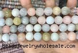 CMG405 15.5 inches 12mm round morganite beads wholesale