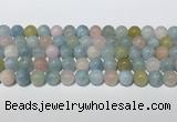 CMG443 15.5 inches 12mm round morganite gemstone beads wholesale