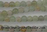 CMG51 15.5 inches 6mm round natural morganite beads wholesale