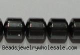 CMH122 15.5 inches 8*8mm tyre magnetic hematite beads