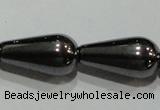 CMH140 15.5 inches 8*16mm teardrop magnetic hematite beads