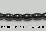 CMH145 15.5 inches 4*6mm rice magnetic hematite beads wholesale