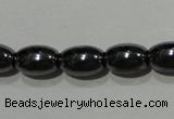 CMH146 15.5 inches 5*8mm rice magnetic hematite beads wholesale