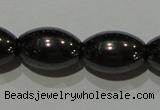 CMH149 15.5 inches 8*12mm rice magnetic hematite beads wholesale