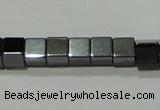 CMH159 15.5 inches 4*4mm cube magnetic hematite beads wholesale