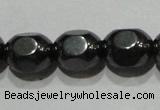 CMH169 15.5 inches 6*8mm lantern magnetic hematite beads