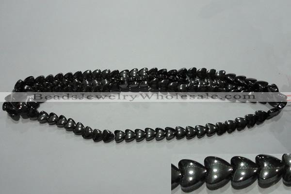 CMH172 15.5 inches 8*8mm heart magnetic hematite beads wholesale