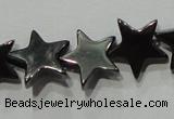 CMH177 15.5 inches 10*10mm star magnetic hematite beads wholesale