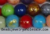 CMJ1013 15.5 inches 10mm round mixed Mashan jade beads wholesale