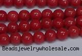 CMJ107 15.5 inches 6mm round Mashan jade beads wholesale