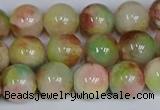 CMJ1076 15.5 inches 8mm round jade beads wholesale