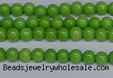 CMJ113 15.5 inches 4mm round Mashan jade beads wholesale