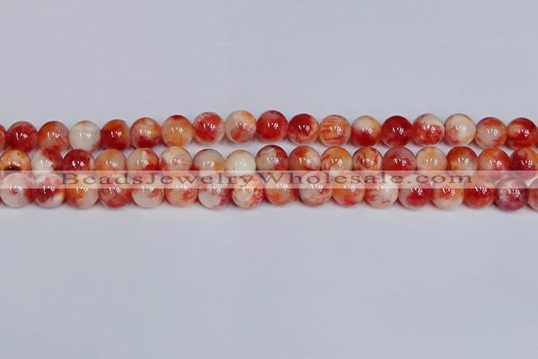 CMJ1141 15.5 inches 8mm round jade beads wholesale