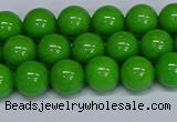 CMJ115 15.5 inches 8mm round Mashan jade beads wholesale