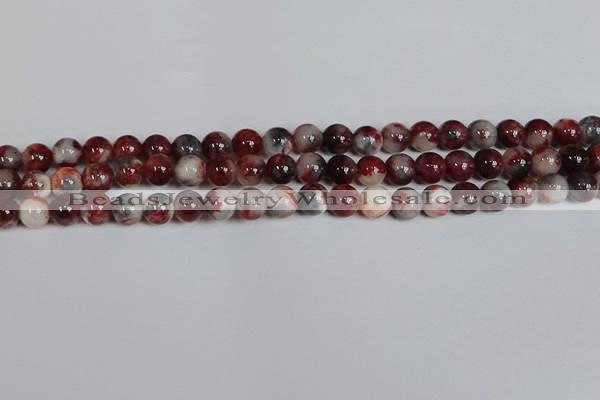 CMJ1181 15.5 inches 8mm round jade beads wholesale