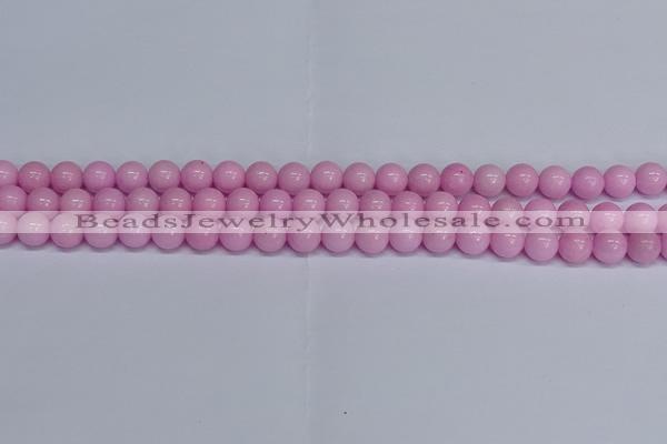 CMJ157 15.5 inches 8mm round Mashan jade beads wholesale