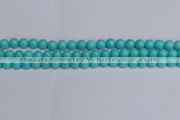 CMJ193 15.5 inches 10mm round Mashan jade beads wholesale