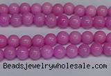 CMJ204 15.5 inches 4mm round Mashan jade beads wholesale