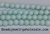 CMJ211 15.5 inches 4mm round Mashan jade beads wholesale