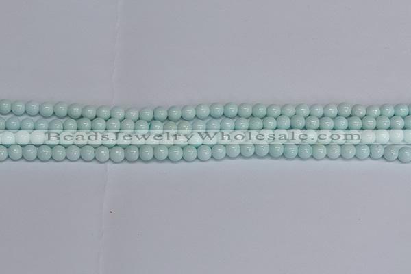 CMJ212 15.5 inches 6mm round Mashan jade beads wholesale