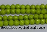 CMJ218 15.5 inches 4mm round Mashan jade beads wholesale