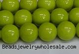 CMJ222 15.5 inches 12mm round Mashan jade beads wholesale