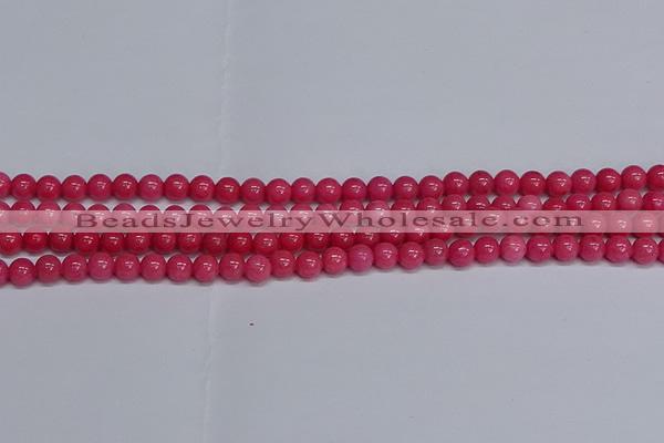 CMJ233 15.5 inches 6mm round Mashan jade beads wholesale